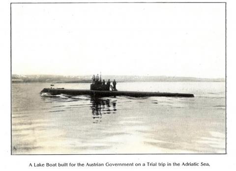 Lake built Austria's first two submarines